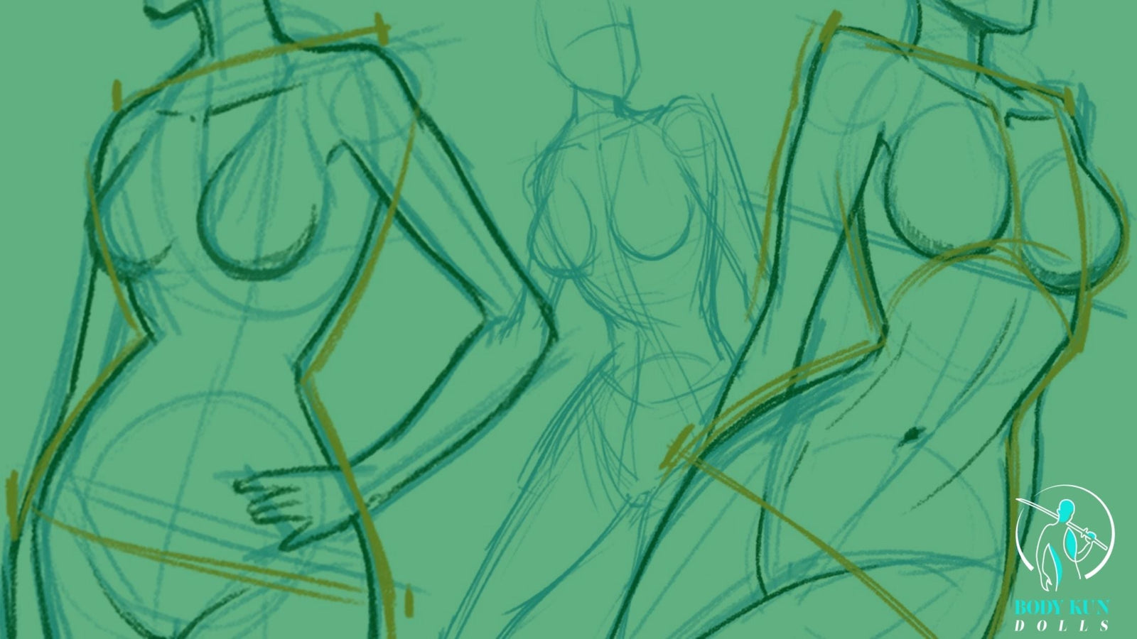 How You Can Draw a Realistic Female Body - Body Kun Dolls