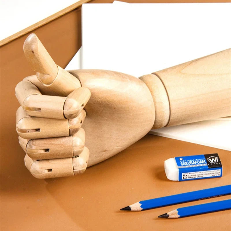 Wooden Hand Model for Drawing