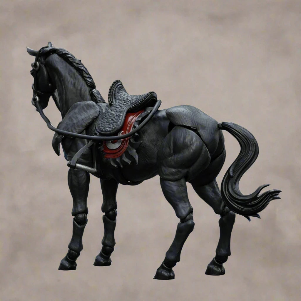 Articulated Horse Drawing Figure for Artists - White &amp; Black