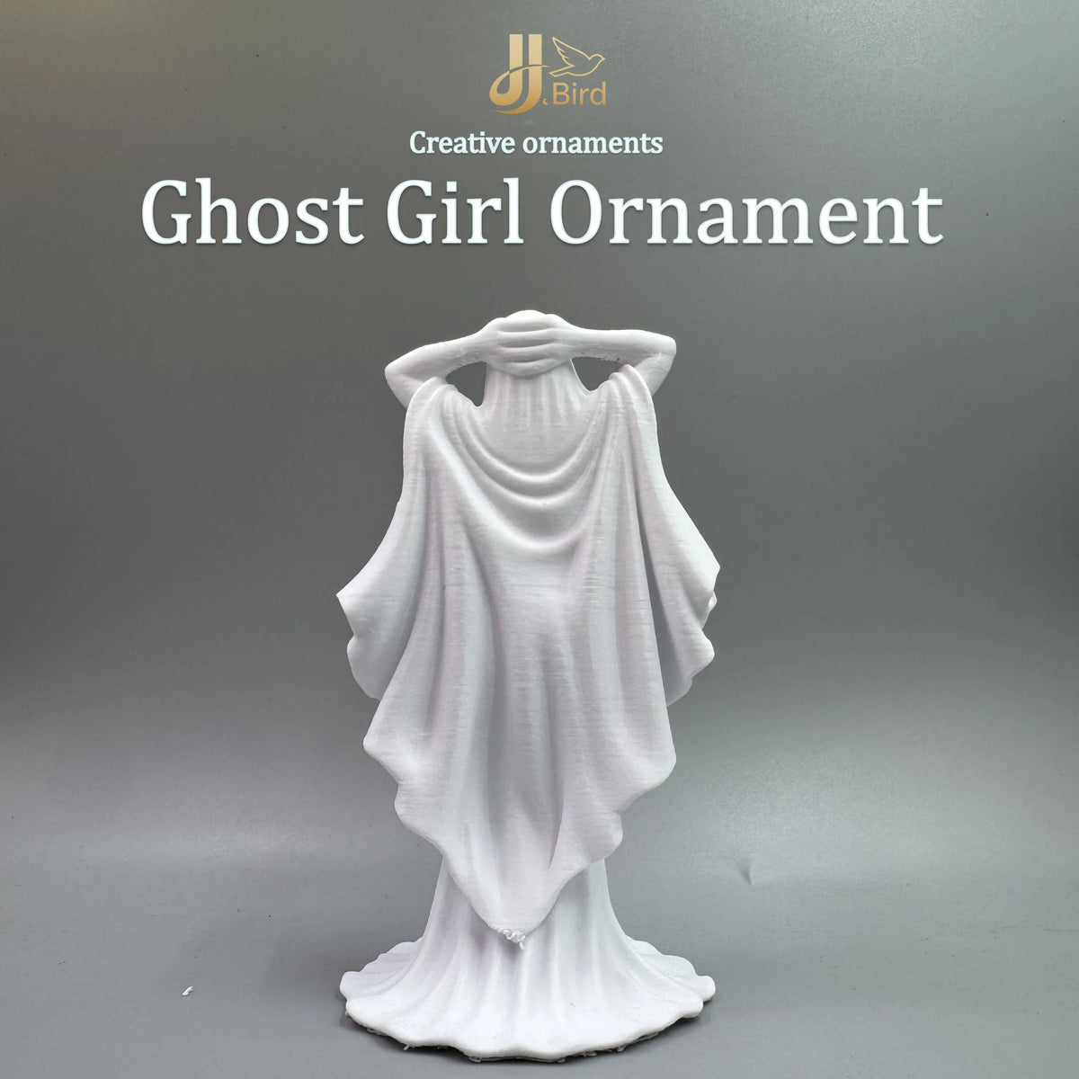 Gothic ghost girl figurine collectible sculpture