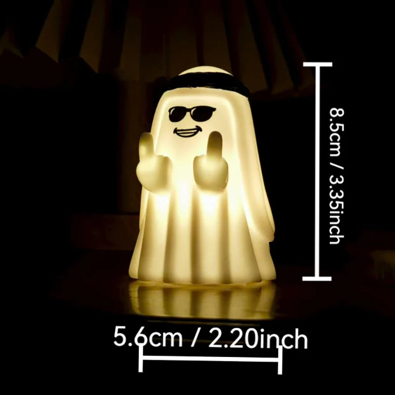 Small funny ghost figurine halloween statue