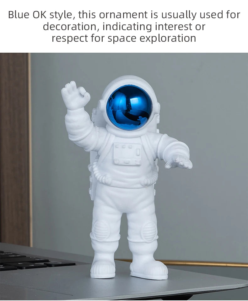 Astronaut figurine desktop space decor