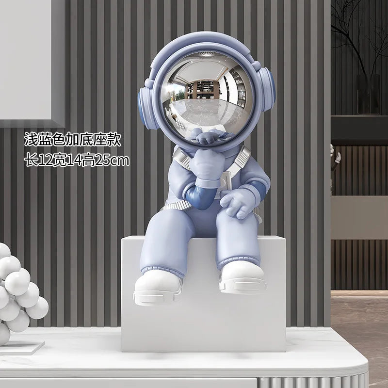 25cm astronaut statue living room sculpture