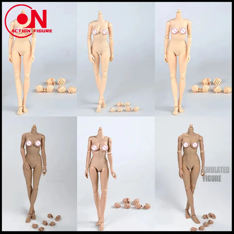 1/6 scale flexible semi-silicone action figure body