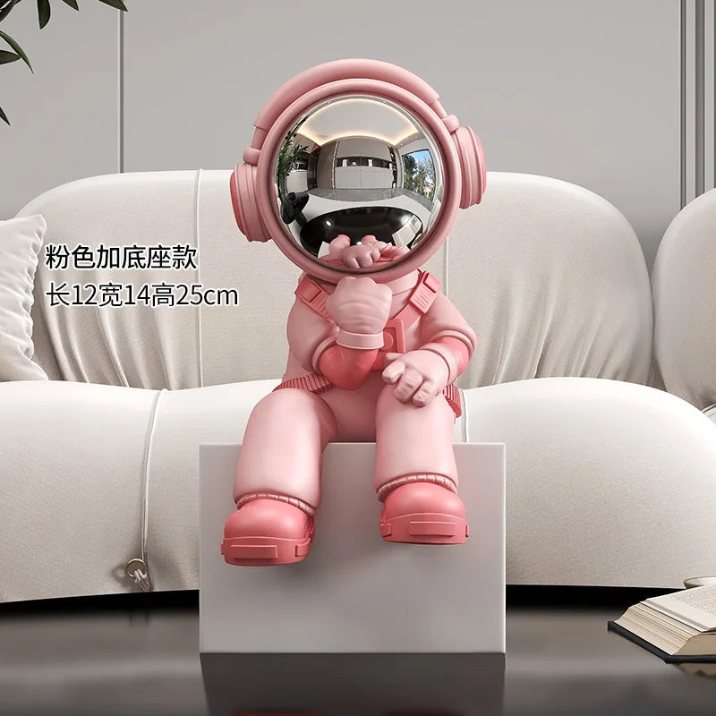 25cm astronaut statue living room sculpture