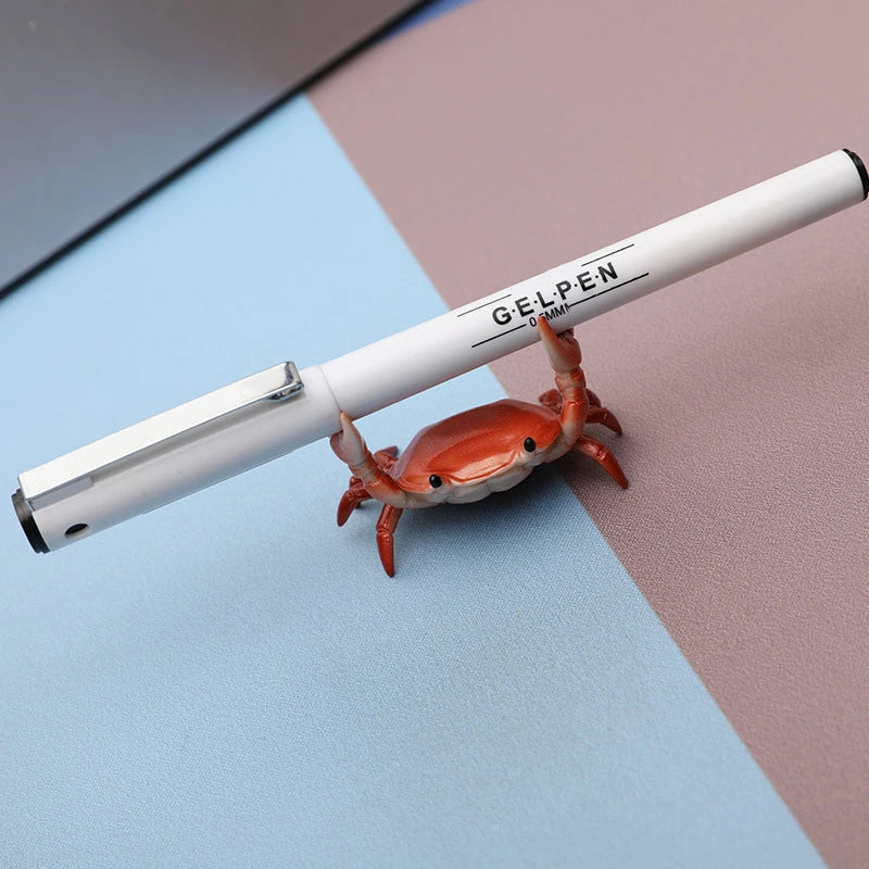 Funny crab pen holder desktop stationery organizer