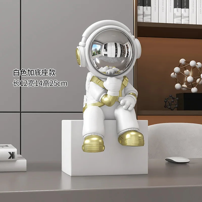 25cm astronaut statue living room sculpture