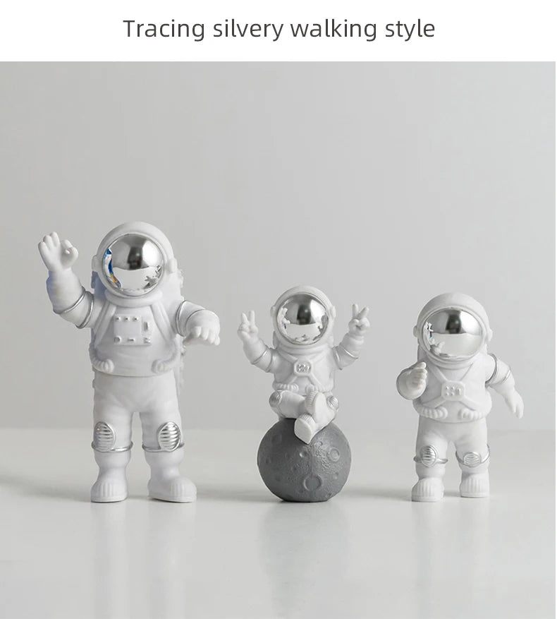 Astronaut figurine desktop space decor