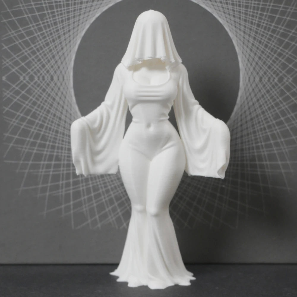 12cm white dress ghost ornament halloween decoration