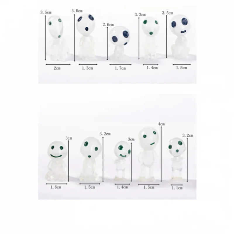 Luminous ghost fairy garden miniatures glow in the dark