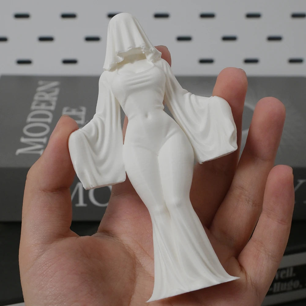 12cm white dress ghost ornament halloween decoration
