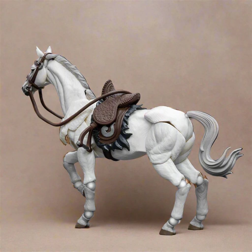 Articulated Horse Drawing Figure for Artists - White &amp; Black
