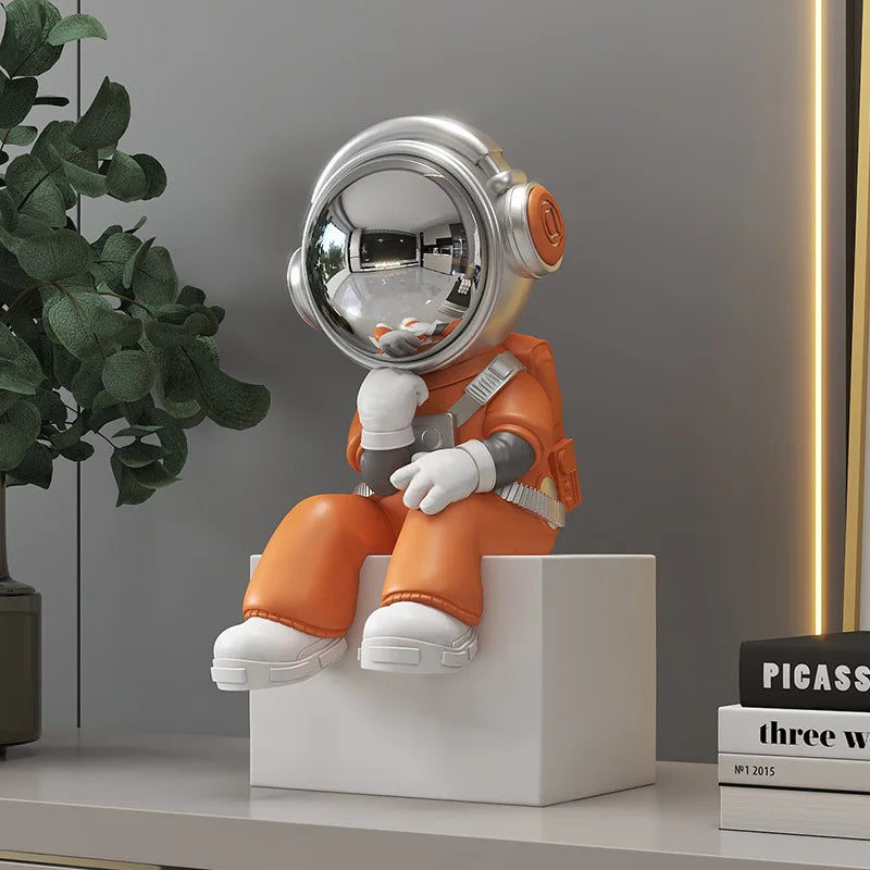 25cm astronaut statue living room sculpture