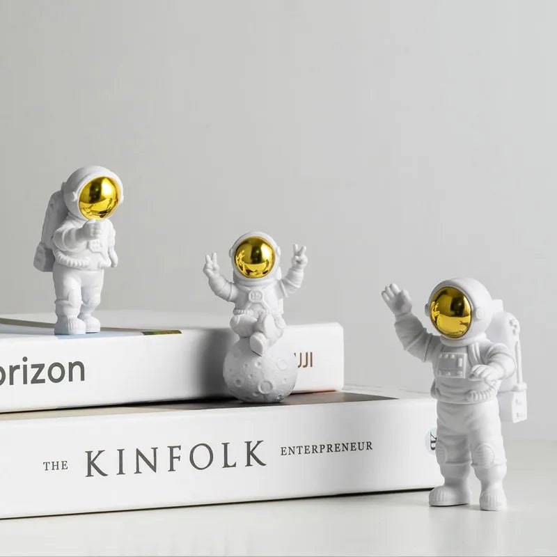 Astronaut figurine desktop space decor
