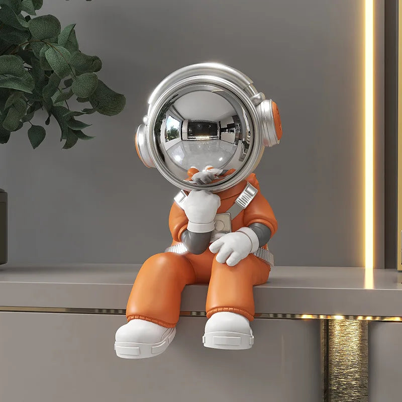 25cm astronaut statue living room sculpture
