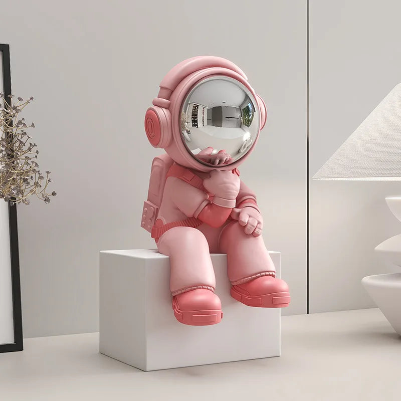 25cm astronaut statue living room sculpture