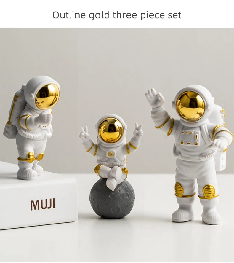 Astronaut figurine desktop space decor