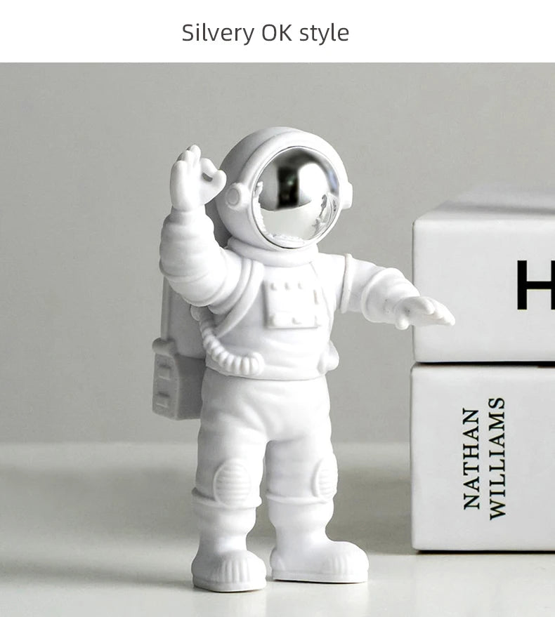 Astronaut figurine desktop space decor