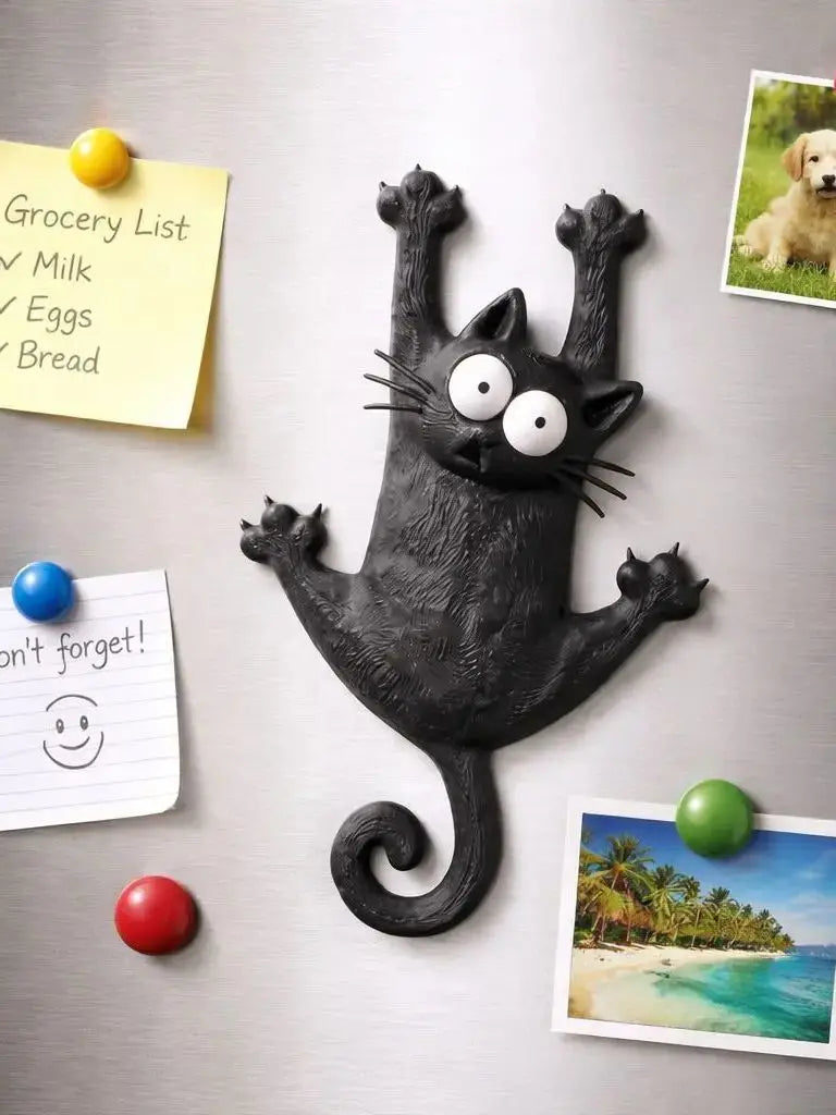 Hang in there cat fridge magnet