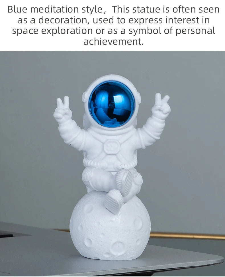 Astronaut figurine desktop space decor