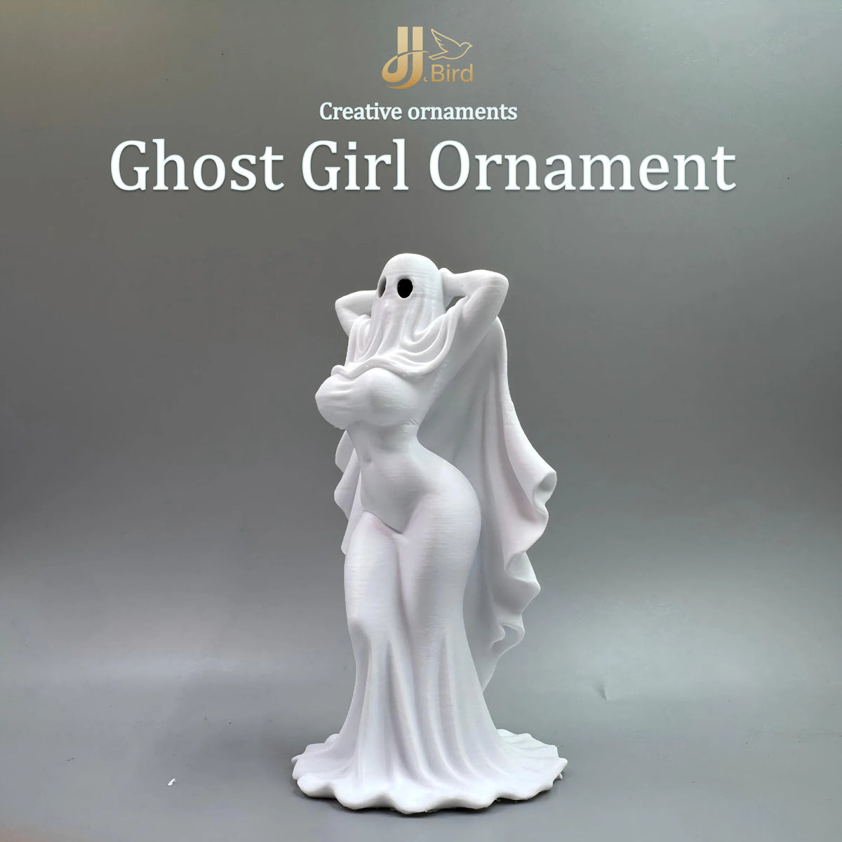 Gothic ghost girl figurine collectible sculpture