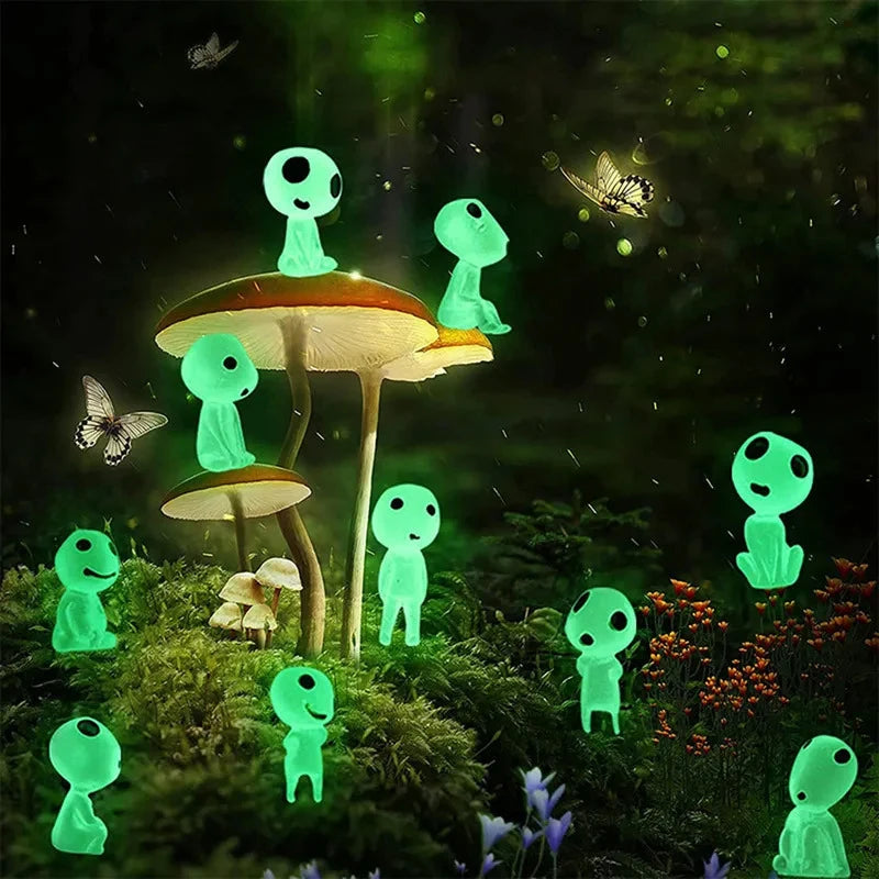 Luminous ghost fairy garden miniatures glow in the dark