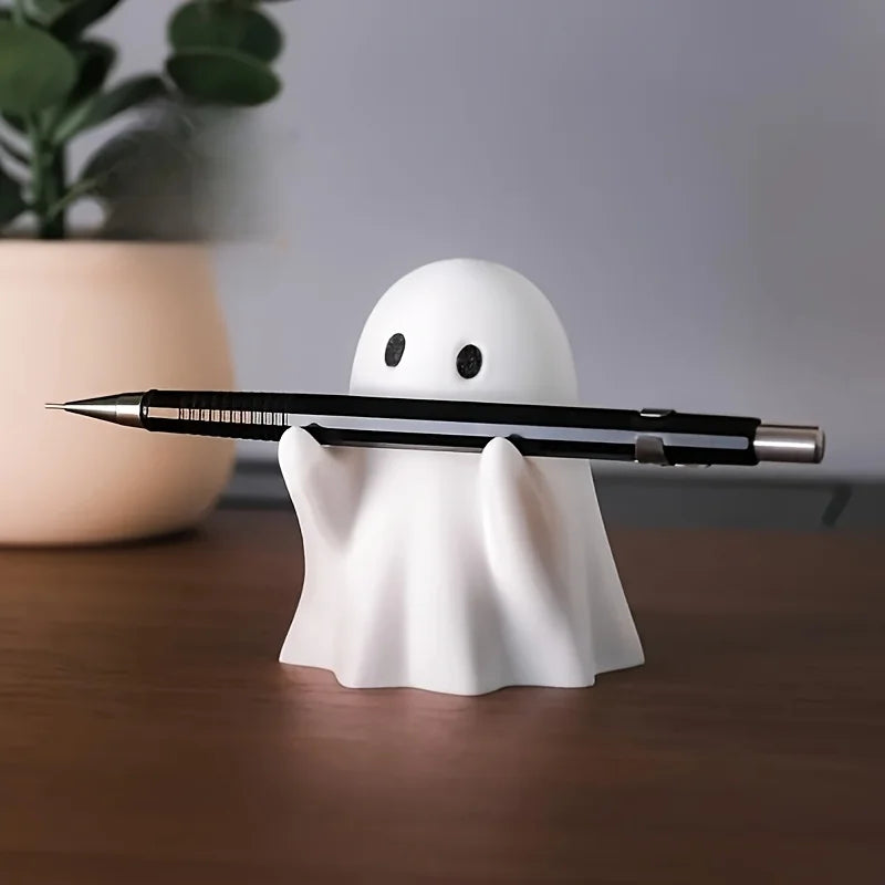 Ghost shaped pen holder desk organizer