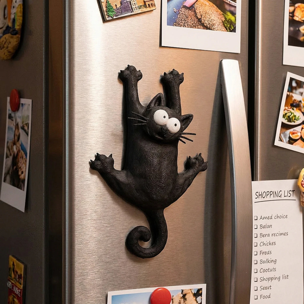 Hang in there cat fridge magnet
