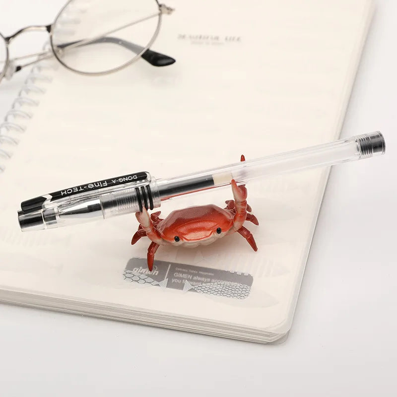 Funny crab pen holder desktop stationery organizer