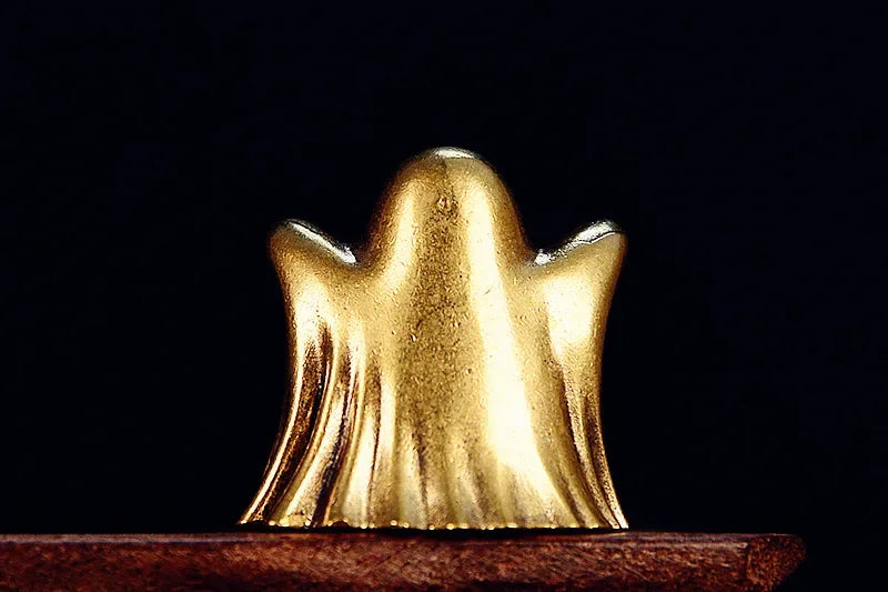 Vintage brass style punk ghost statue
