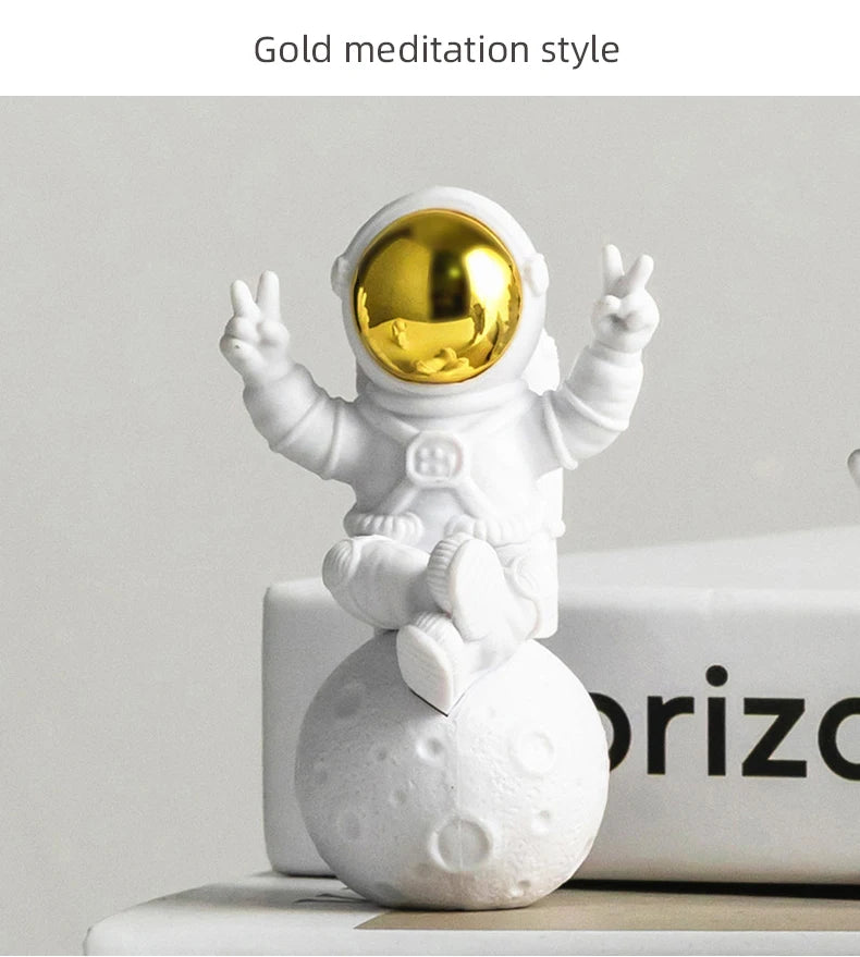 Astronaut figurine desktop space decor