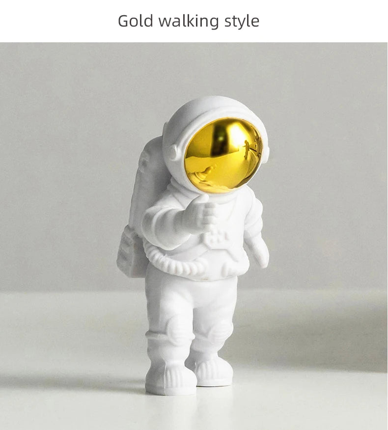 Astronaut figurine desktop space decor