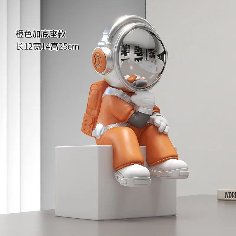 25cm astronaut statue living room sculpture