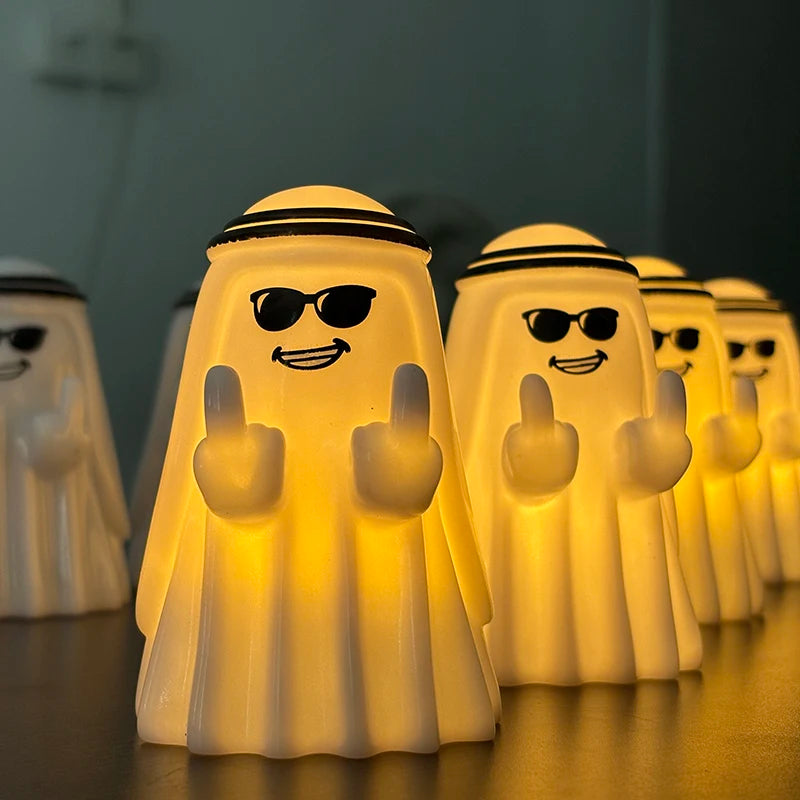 Small funny ghost figurine halloween statue