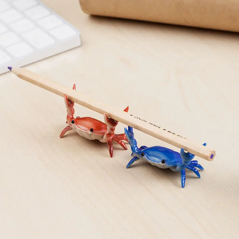 Funny crab pen holder desktop stationery organizer