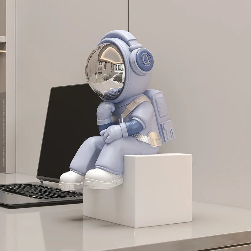 25cm astronaut statue living room sculpture