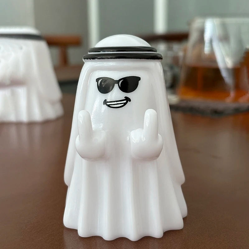 Small funny ghost figurine halloween statue