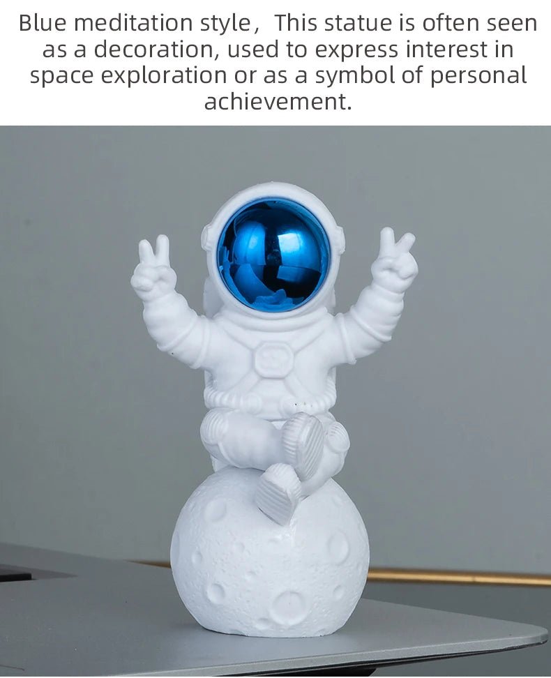 Astronaut Figurine – Desktop Space Decor Ornament - Body Kun Dolls