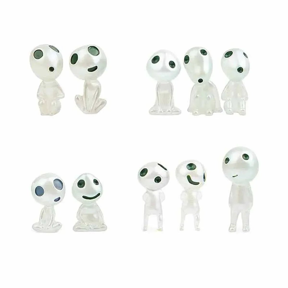 Luminous Ghost Fairy Garden Set – Glow-in-the-Dark Outdoor Miniatures - Body Kun Dolls