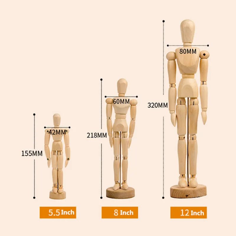 Wooden Mannequin for Drawing - Body Kun Dolls