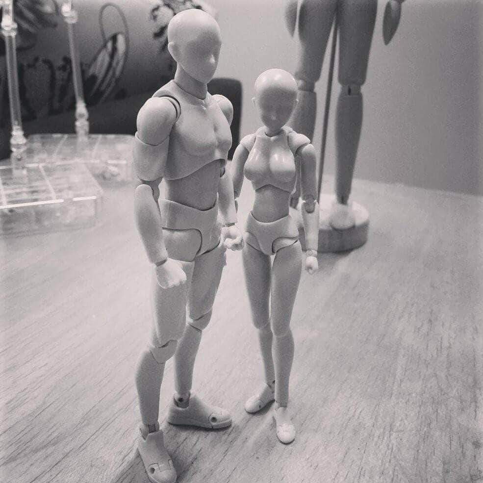 Body-kun + Body-chan - 2 in1 - GREY - Body Kun Dolls