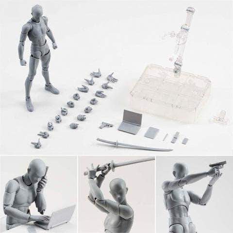 Body-kun + Body-chan - 2 in1 - GREY - Body Kun Dolls