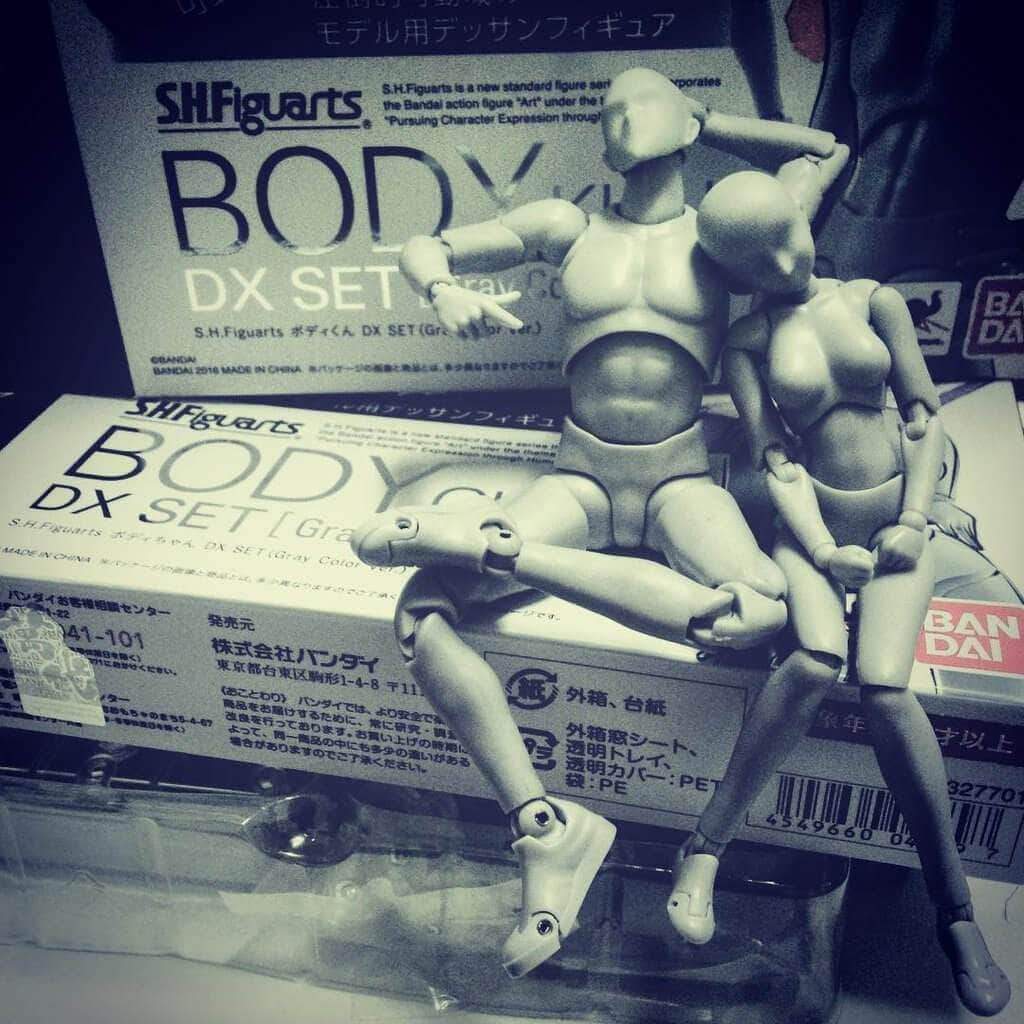 Body-kun + Body-chan - 2 in1 - GREY - Body Kun Dolls