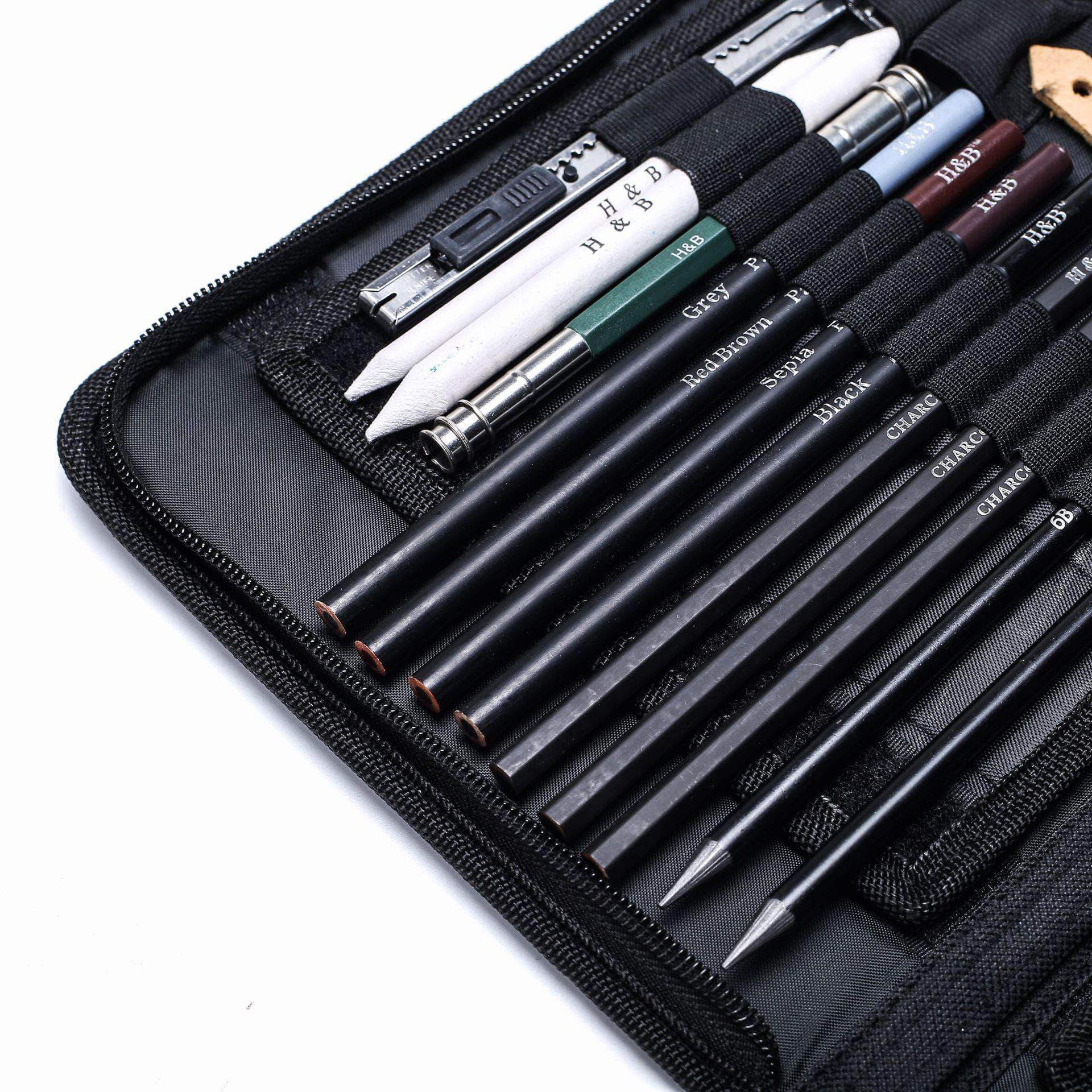 48-piece Sketching Pencil Drawing Tool Set Ideal Set For Artists