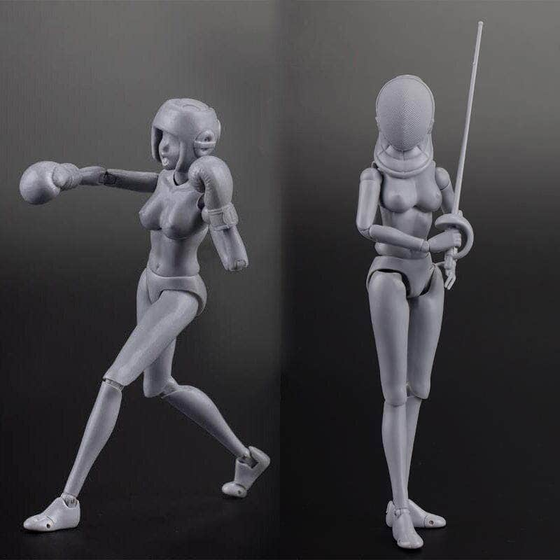 Body Kun + Body Chan - Takarai Rihito Ed. Models - Grey (2in1