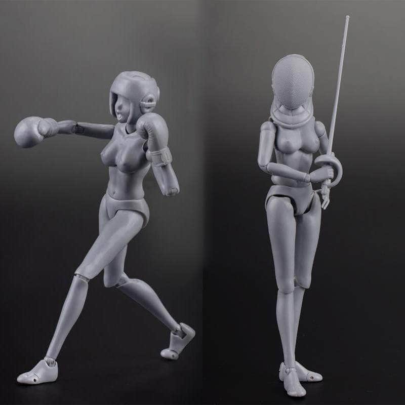 Body kun + Body chan - 2in1 Set - GREY – BodyKunModels