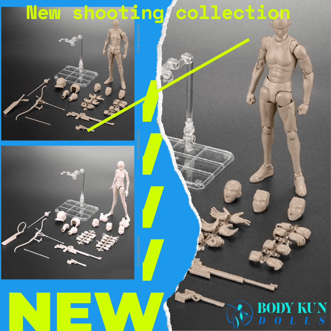 Drawing Mannequin Artist Drawing Sketching Model Figure: 4pcs