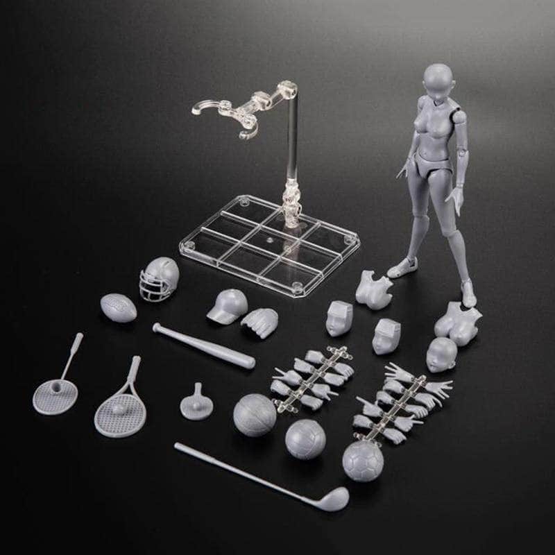 Drawing Figures for Artists Action Figure Model Human Mannequin Man Andwoman Set