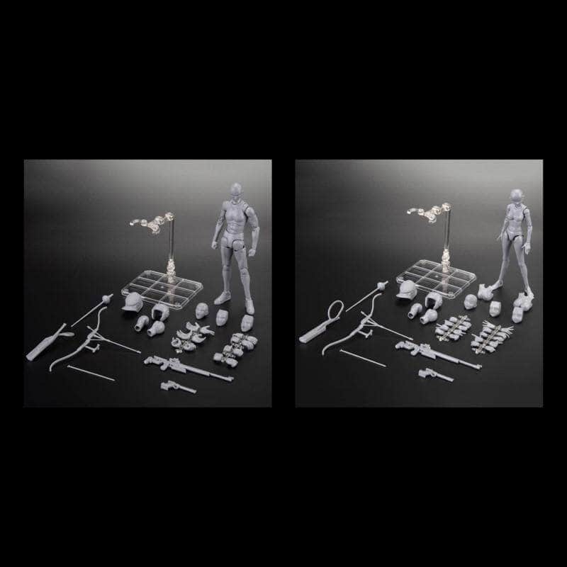 Body Kun Dolls Kun+Chan Shooting Edition / Gray Copy of Body kun + Body chan - Shooting Edition - 2 in 1 Offer