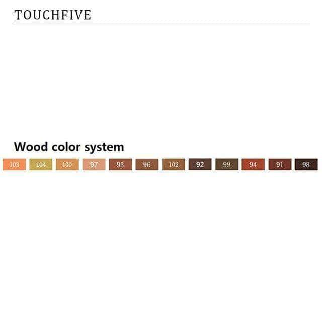 Touch-Five Alcohol Art Drawing Markers 168 Colors in 5 Sets